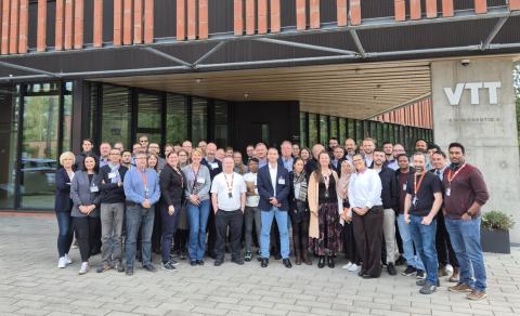 Participants of the NOMATEN Autumn School 2025 Innovation through Collaboration Where are we? Where are we going? VTT at the Headquarters in Espoo, Finland Participants of the NOMATEN Autumn School 2025 Innovation through Collaboration Where are we? Where are we going? VTT at the Headquarters in Espoo, Finland
