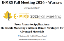 E‑MRS Fall Meeting 2026 – Warsaw