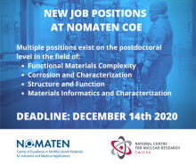 POSTDOC JOBS AT NOMATEN