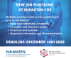 POSTDOC JOBS AT NOMATEN